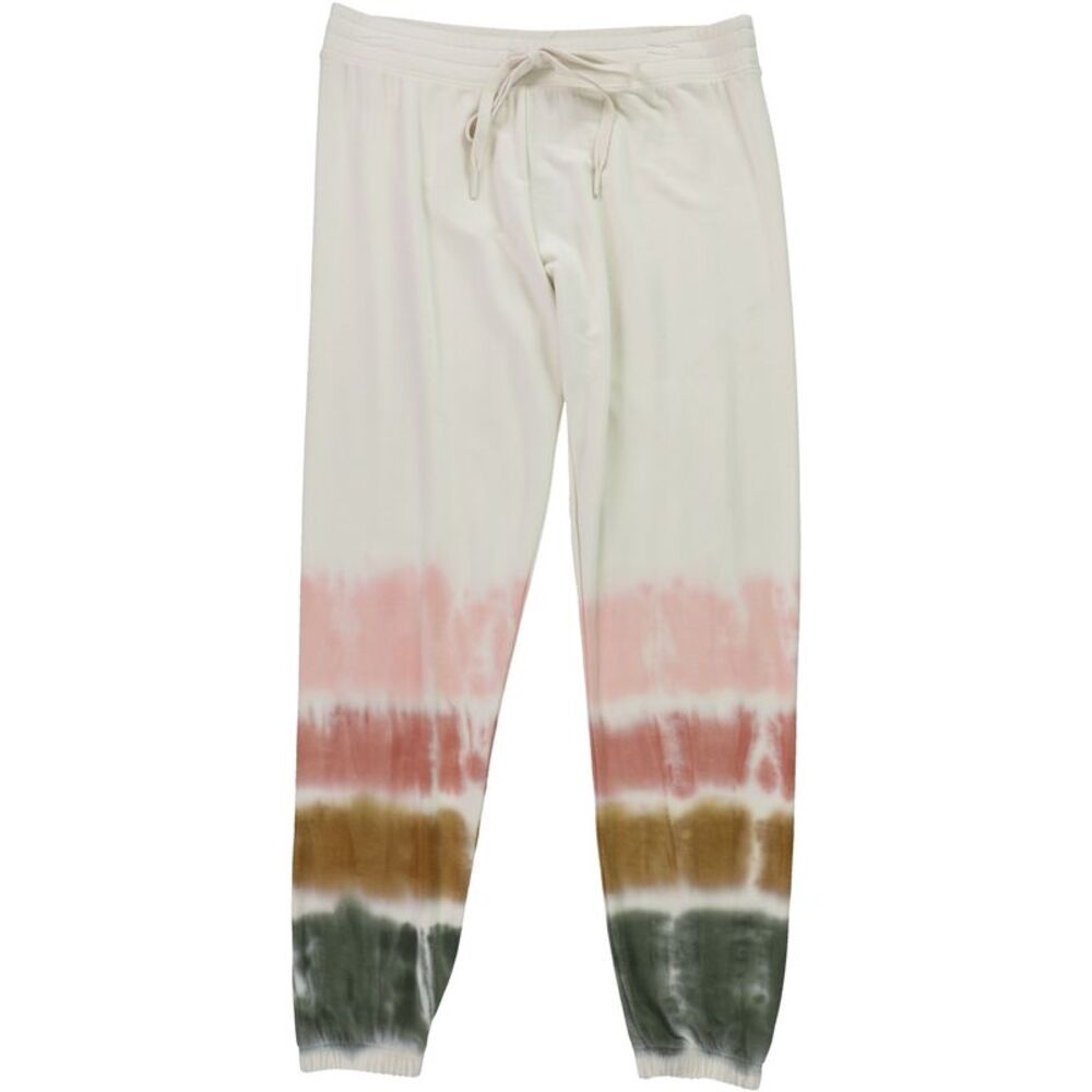 P.J. Salvage Womens Color-Blocked Pajama Jogger Pants, Multicoloured, S, DM